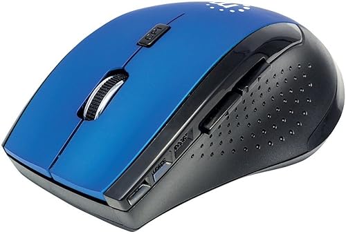 Manhattan Curve 179294 - Ratón óptico inalámbrico con gestión automática de energía para portátiles y computadoras