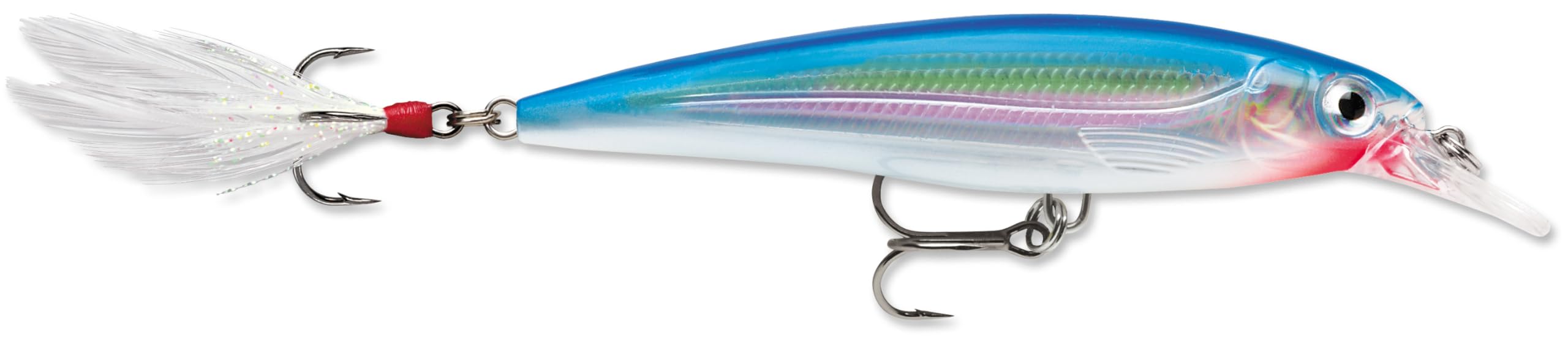 Rapala - Señuelo X Rap - Material de Pesca con Perfil 3D, Teaser Plumas y Brill - Profundidad de Nado 0.6-0.9m - Hecho en Estonia