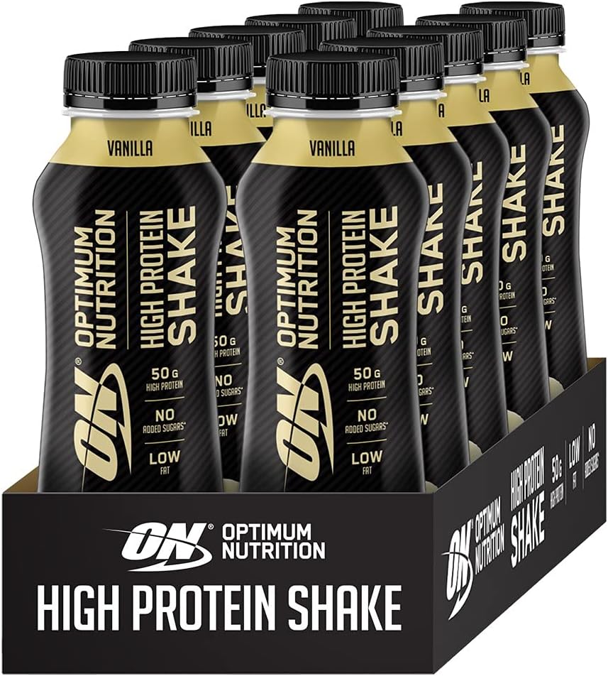 Optimum Nutrition High Protein Shake Bottles, Ready To Drink Healthy