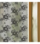 funlife Pellicola per finestra per la privacy, pellicola testurizzata per finestra, pellicola decorativa in vinile non adesiva, pellicola statica su entrambi i lati, Daisy bianca 1