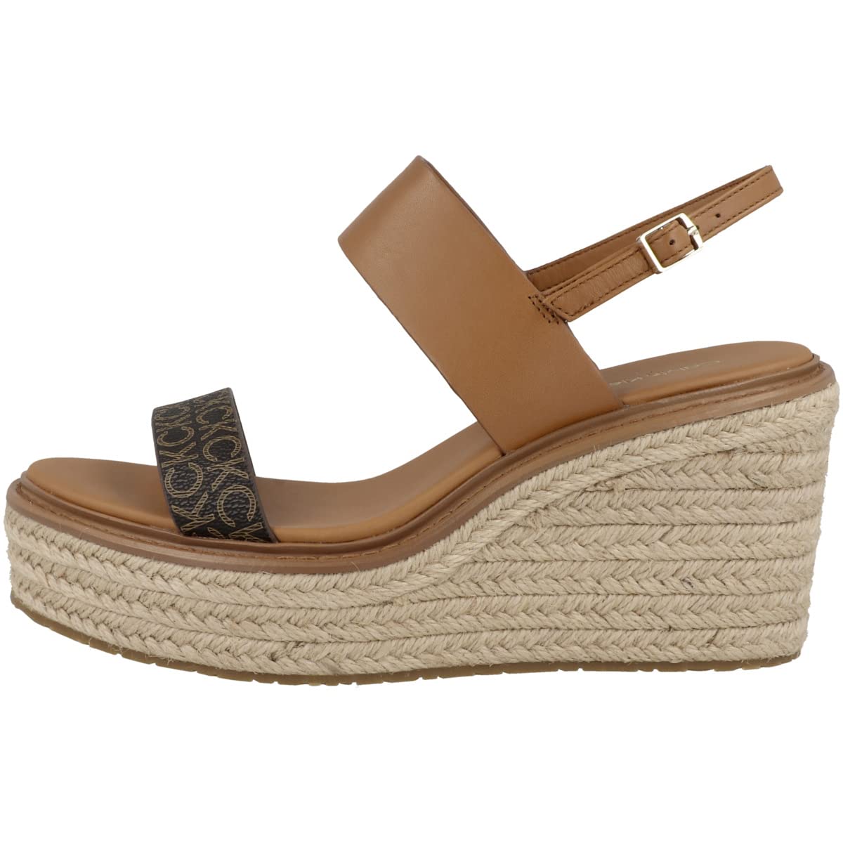 Calvin Klein Sandalias de cuña para mujer Wedge Sandal 50 - Mono Mix