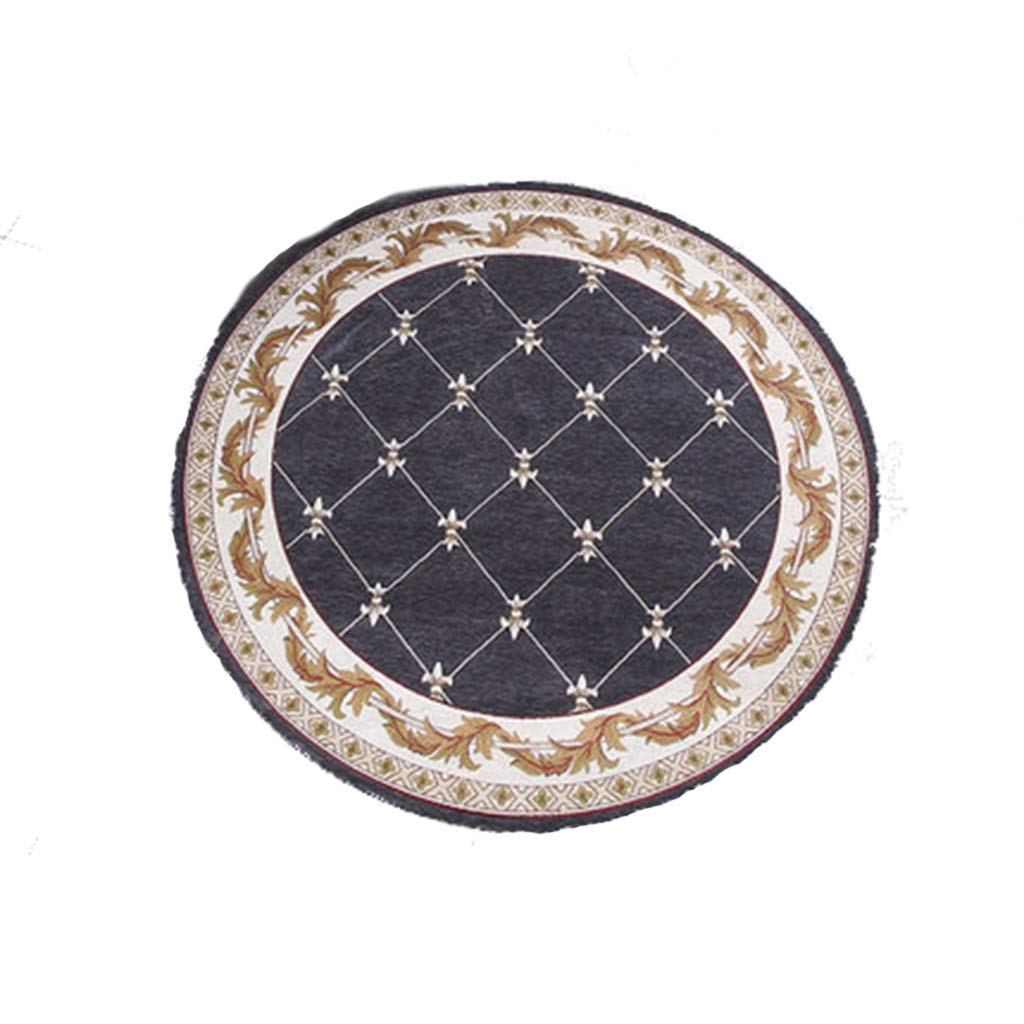 Tapis rond lavable pour protéger le sol des roulettes de chaise de bureau