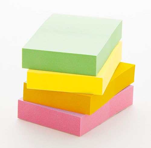 Miniatura 5 de BAZIC - Notas adhesivas de color neón de 1.5 x 2 pulgadas, notas autoadhesivas, almohadillas adhesivas coloridas, reciclables (280 hojaspaquete), 1