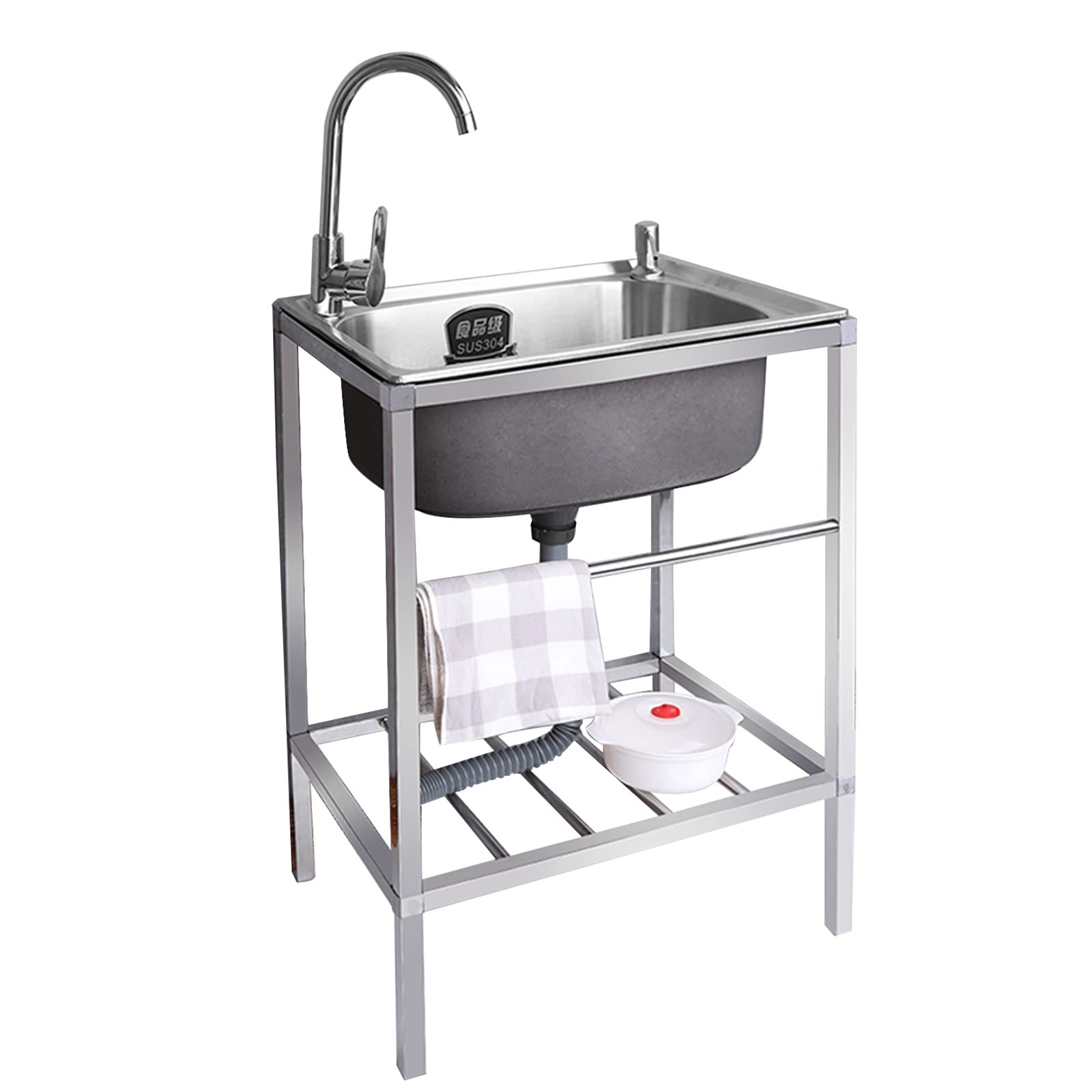 Évier de lavage à une cuve pour optimiser votre cuisine de restaurant