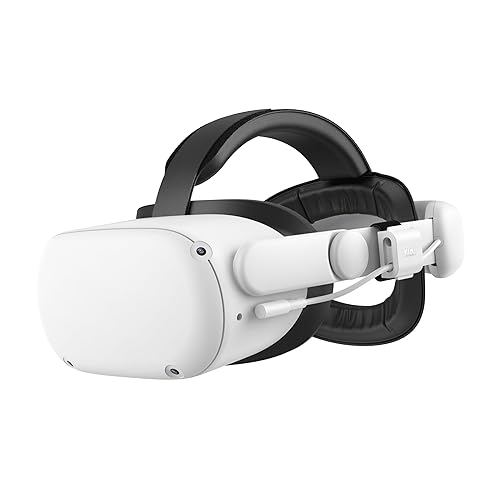 KIWI design Comfort Battery Head Strap 6400mAh Compatible with Quest 2 Accessories, Battery Pack Elite Strap Replacement for Enhanced Support - Battery Strap