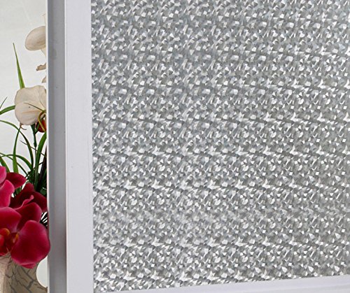 Vinilo decorativo para ventana textura patrón 35.5x24 pulgadas miniatura 1