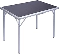 Vista 1 de REDCAMP Mesa plegable de aluminio para campamento, mesa de picnic portátil ligera con patas plegables y asa, ideal para interiores y exteriores
