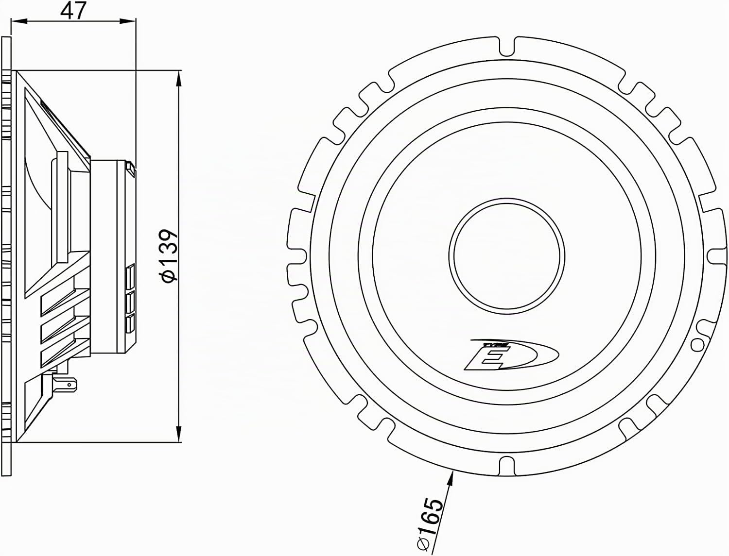 Kit Alpine de 6 altavoces SXE-1750S + SXE-1025S para Opel Astra H 2004-2010, Corsa D 2006-2015, Zafira 2004-2015, 2 soportes delanteros, 2 traseros, 4 conectores