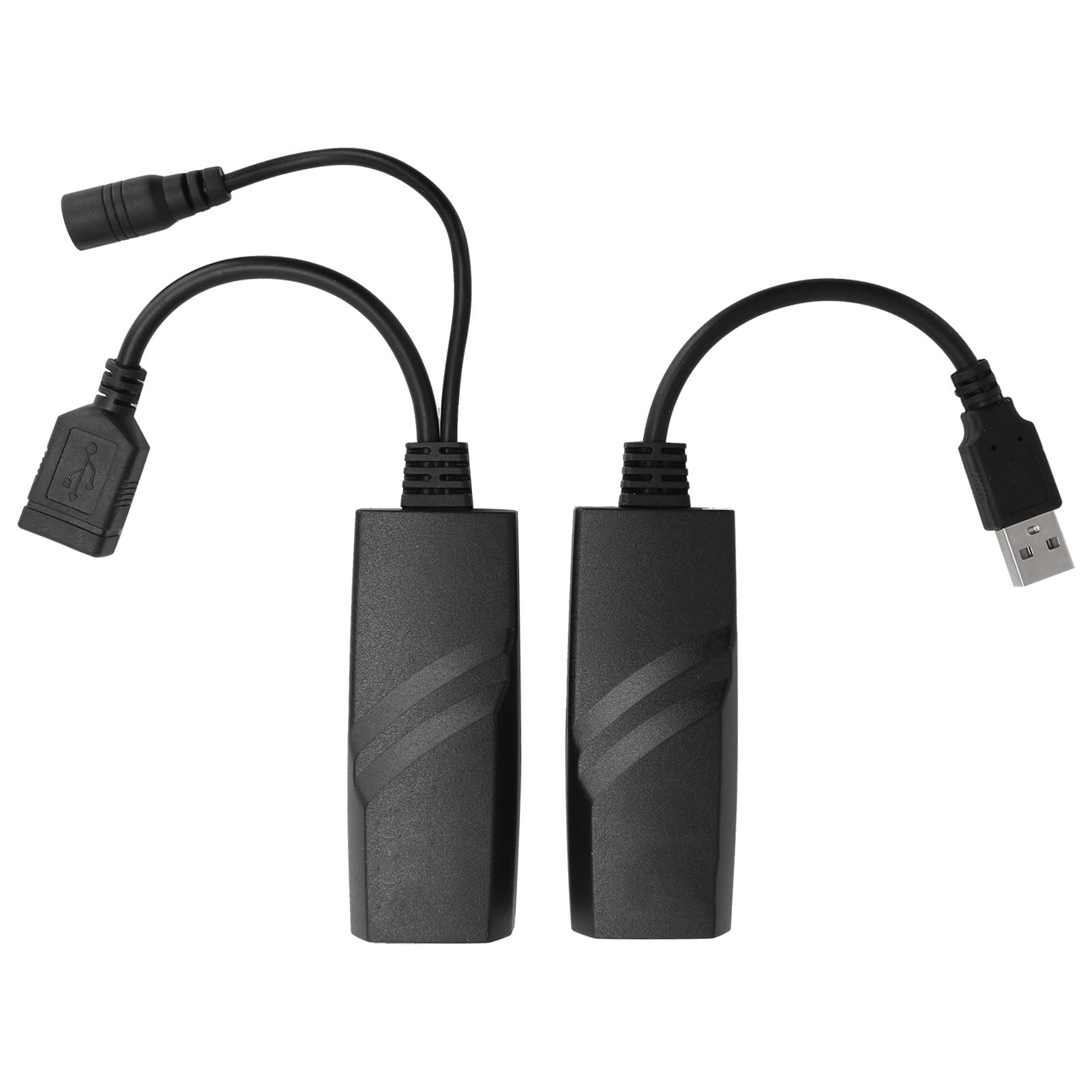 Câble d'extension réseau, Adaptateur de convertisseur USB 2.0 vers RJ45 de Petite Taille Extender CAT5E / CAT6 100-240V pour caméras USB, imprimantes, webcams, claviers(EU)