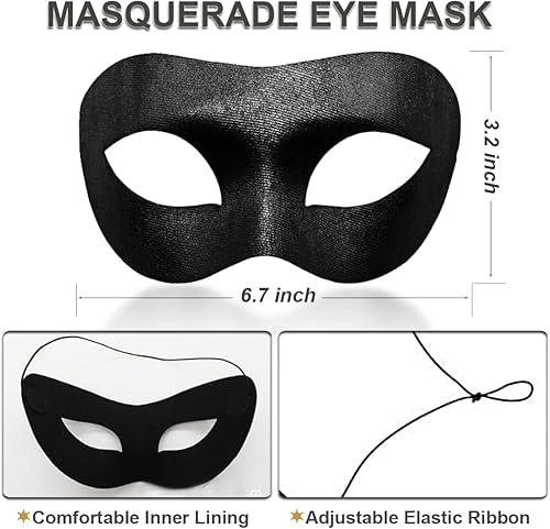 Miniatura 4 de MYMENU Máscara de mascarada para hombres y mujeres, vintage, griego, veneciano, retro, para Halloween, carnaval, Mardi Gras, disfraz de cosplay