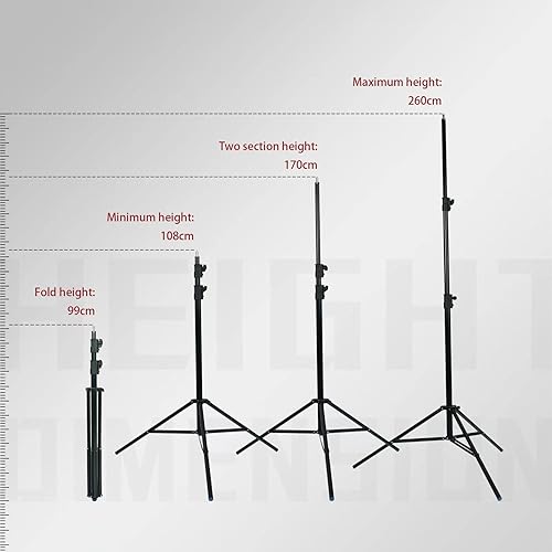 Miniatura 2 de EACHSHOT L-2600S - Soporte de luz para Amaran 200X 200D 100X 100D