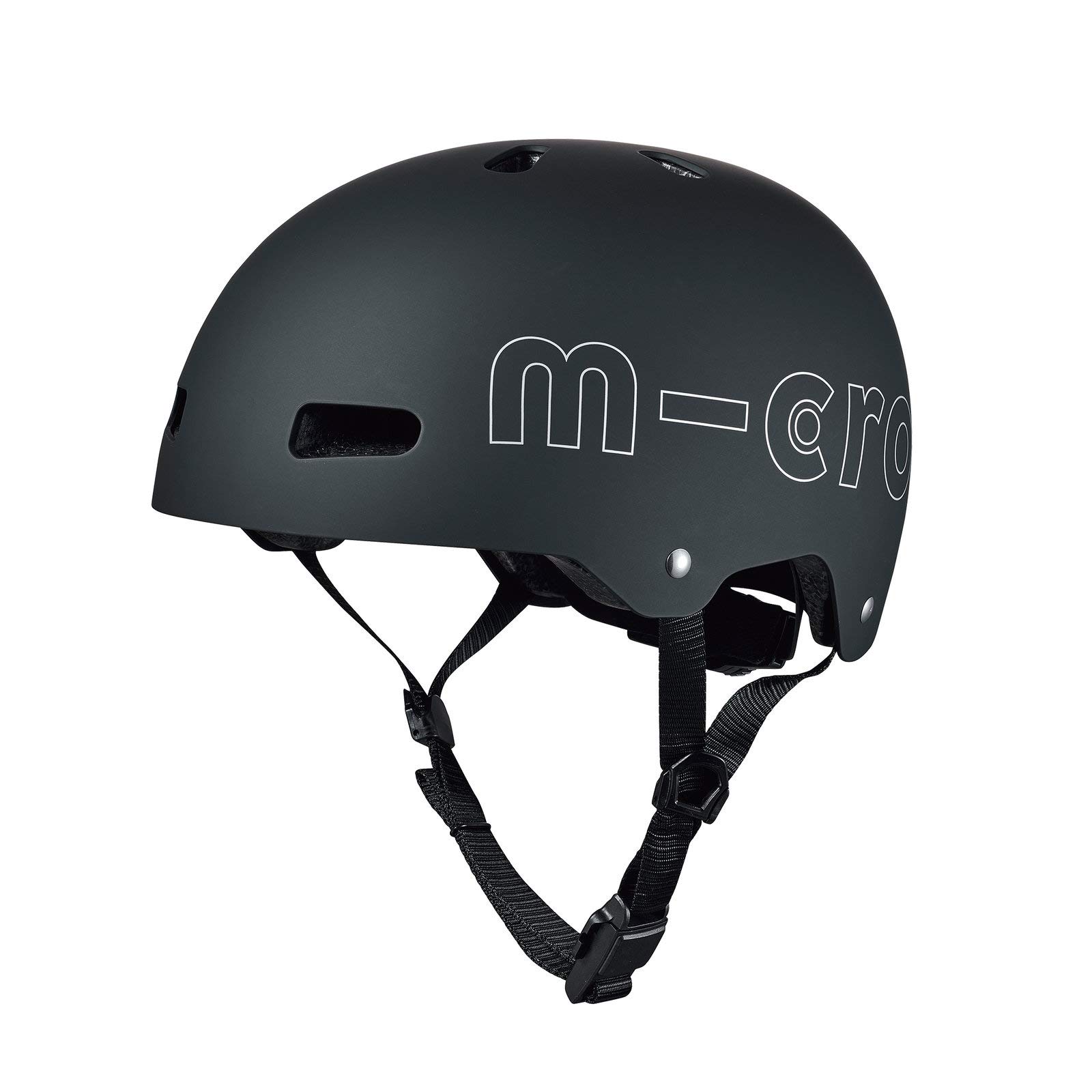 Micro - Casco per skateboard/bicicletta (L, nero)