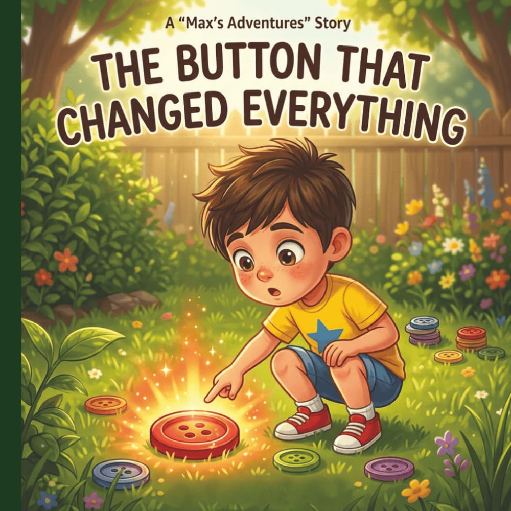 The Button That Changed Everything: A Magical Press-and-See Adventure Story for Kids Ages 4–8 (Interactive Chaos, Humor, and Endless Surprises)