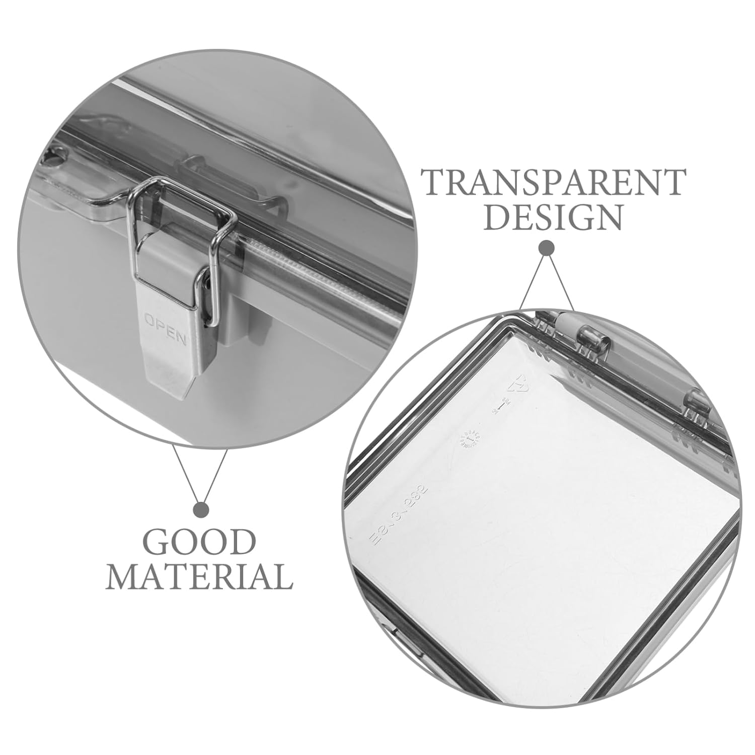 Lid Junction Box Abs Electrical Enclosure for Outdoor Use for Extension Cords Weatherproof Outlet