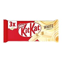 KITKAT White Wafer con Copertura Bianca, 3 Snack da 41,5g (124,5g)