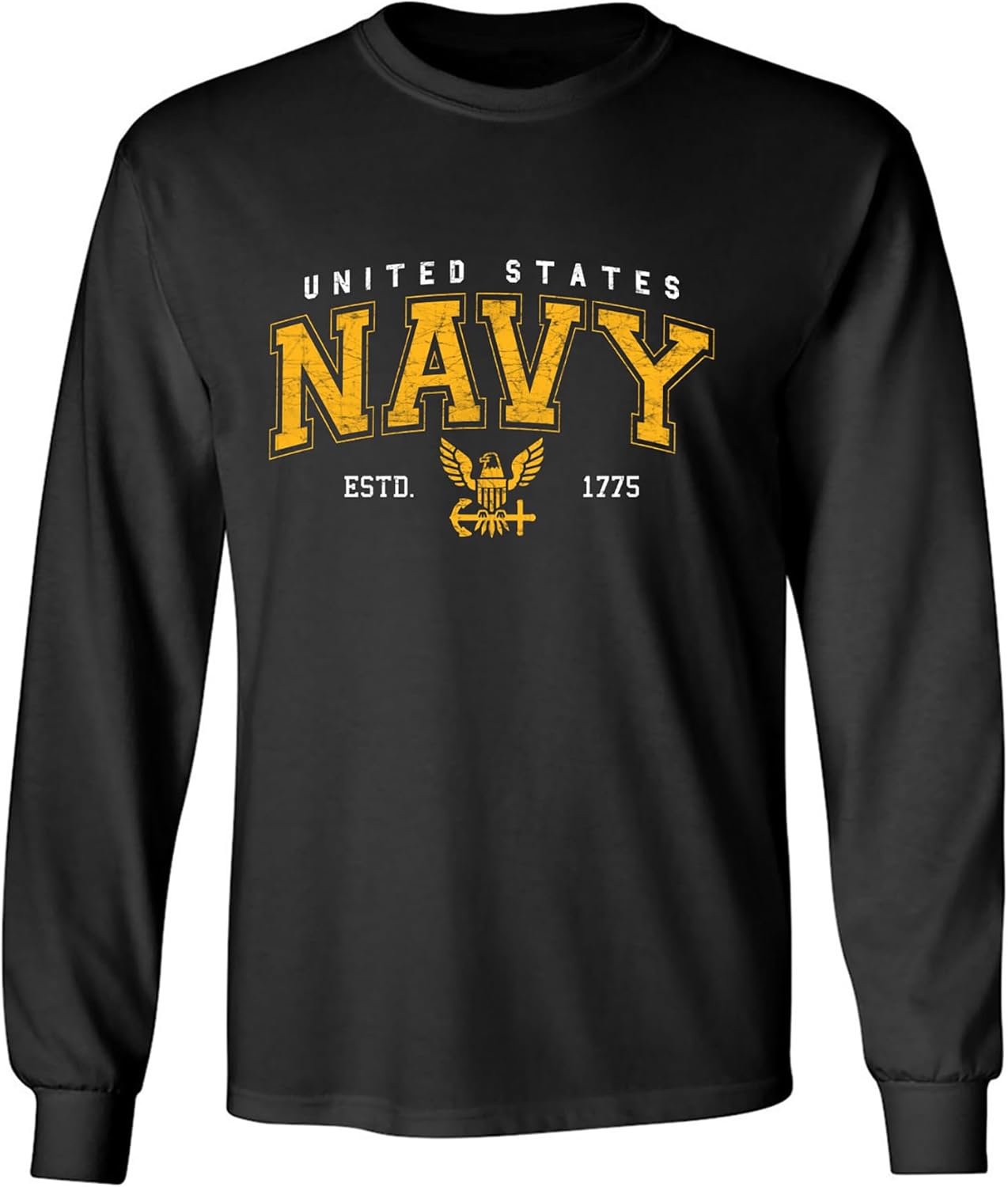 United States Navy 1775 Arch Adult Long Sleeve T-Shirt