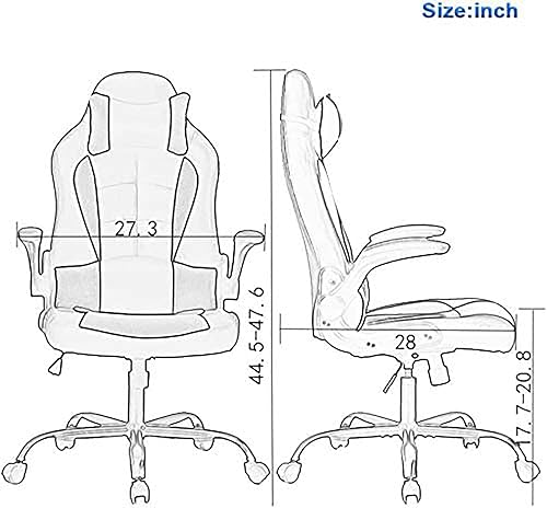 Miniatura 10 de Silla de videojuegos, escritorio para computadora, sillas de oficina en casa, ergonómica, silla de videojuegos para deportes electrónicos con