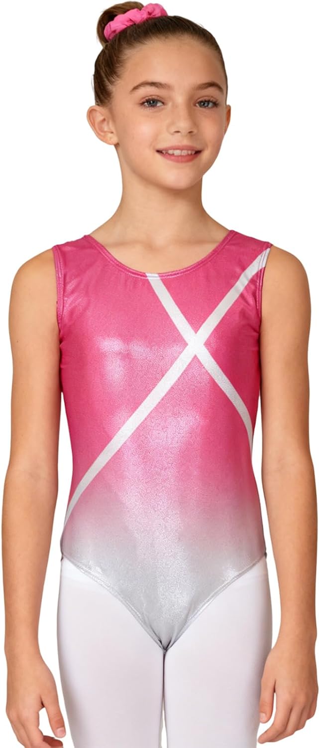 Gymnastics Leotards for Girls Soft Pink Design Custom Fit for Training and Performance