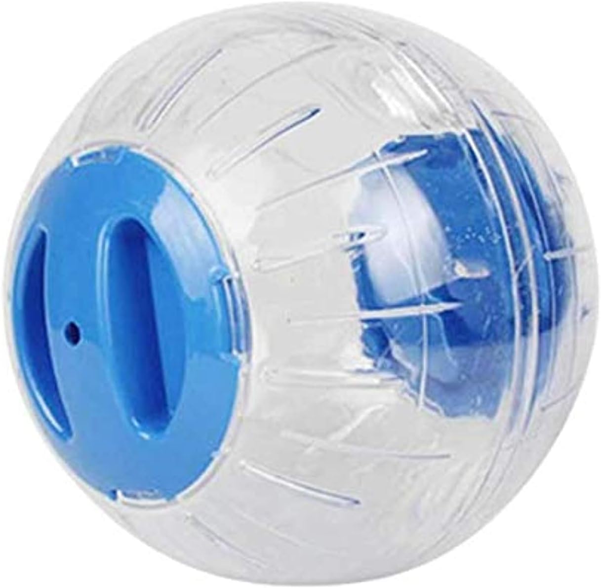 Breathable Plastic Ball Without Bracket Hamster Toy- Blue, Clear