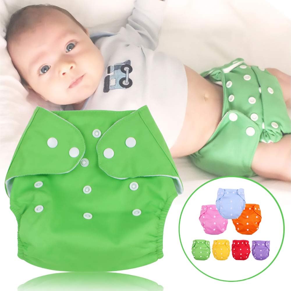 Couches lavables réutilisables pour bébé 24 mois lot de 7