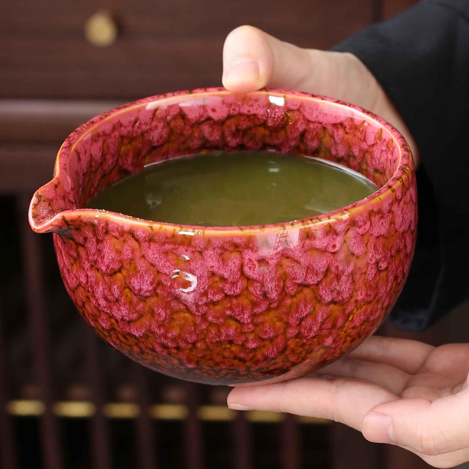 Amazon.com: QDDTRAHCCLJZ Japanese ceramic matcha bowl. 20 ounce