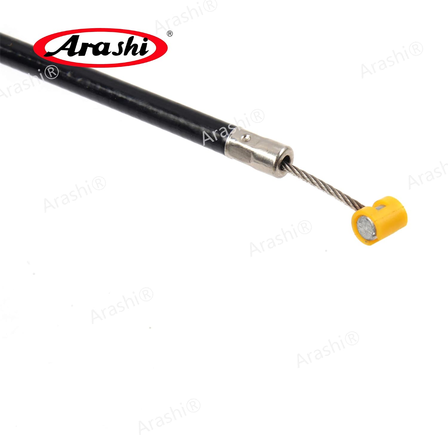 Arashi Clutch Cable for Yamaha YZF R6 2006-2020, Stainless Wire Line and Rubber Motorcycle Replacement Accessories Parts Black