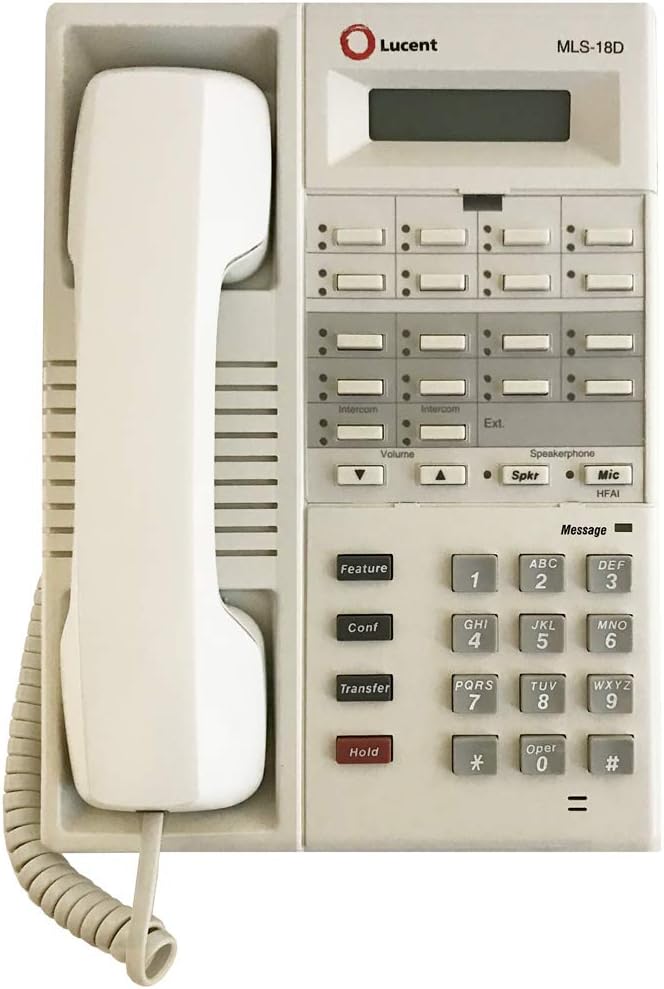 Avaya Partner MLS-18D 2-Line Display Phone (108236712) - White (Renewed)