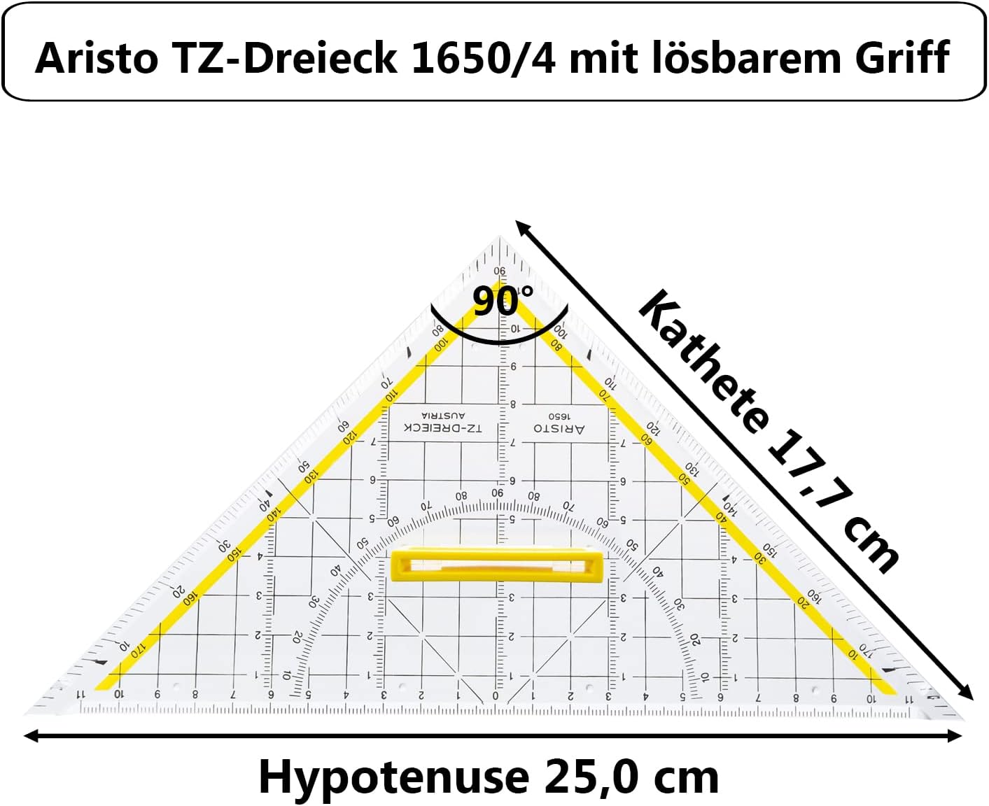 Aristo AR17679B T-SQUARE, WITHOUT SCALE,70 CM AXONOGRAPH "ISOMETRIC"