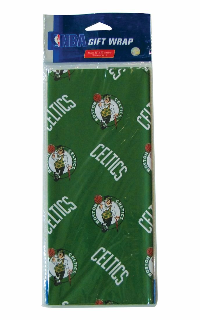 NBA Boston Celtics Wrapping Paper Amazon.in Home & Kitchen