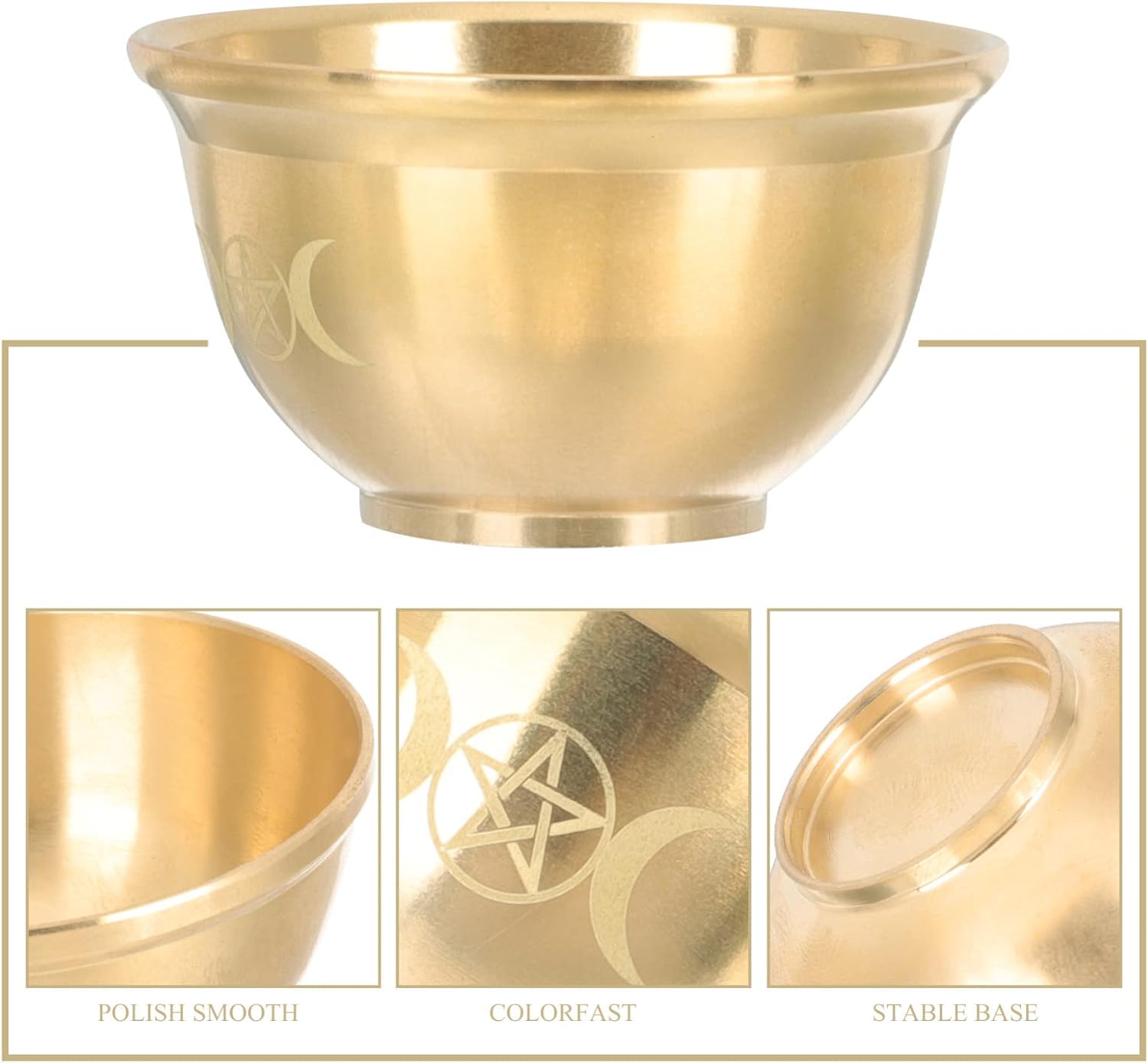 祭壇カップ仏教徒、聖水カップ、小さな聖ボウル大釜ボウル仏教水ボウル聖水ボウル供物仏カップスマッジボウルヴィンテージグラス彫刻聖ボウル