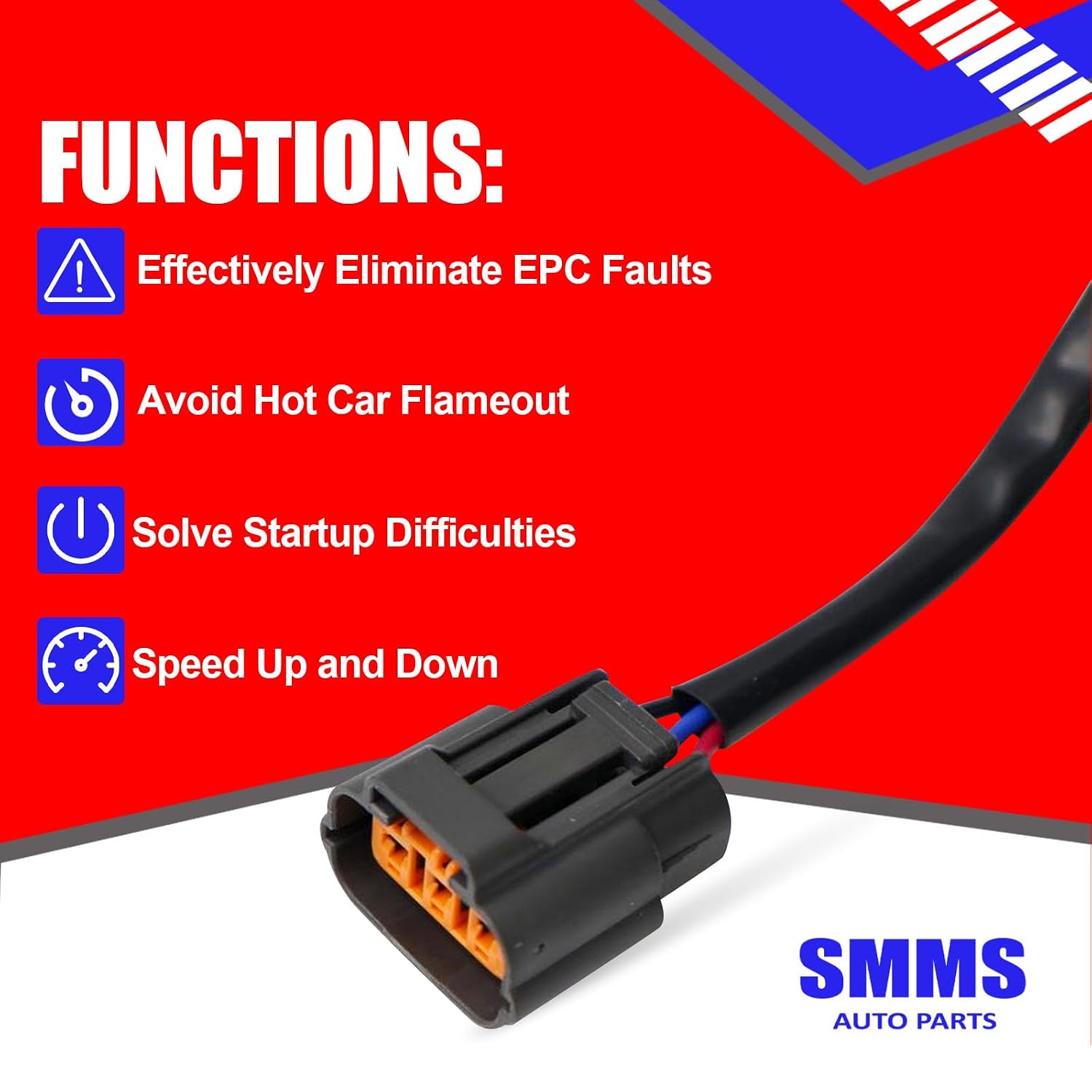 SMMS Crank Position Sensor for Mazda Miata 1999-2005 L4 1.8L, Engine Crankshaft Position Sensor Replaces# ZL0118221 ZL0118221A J5T27072 PC390