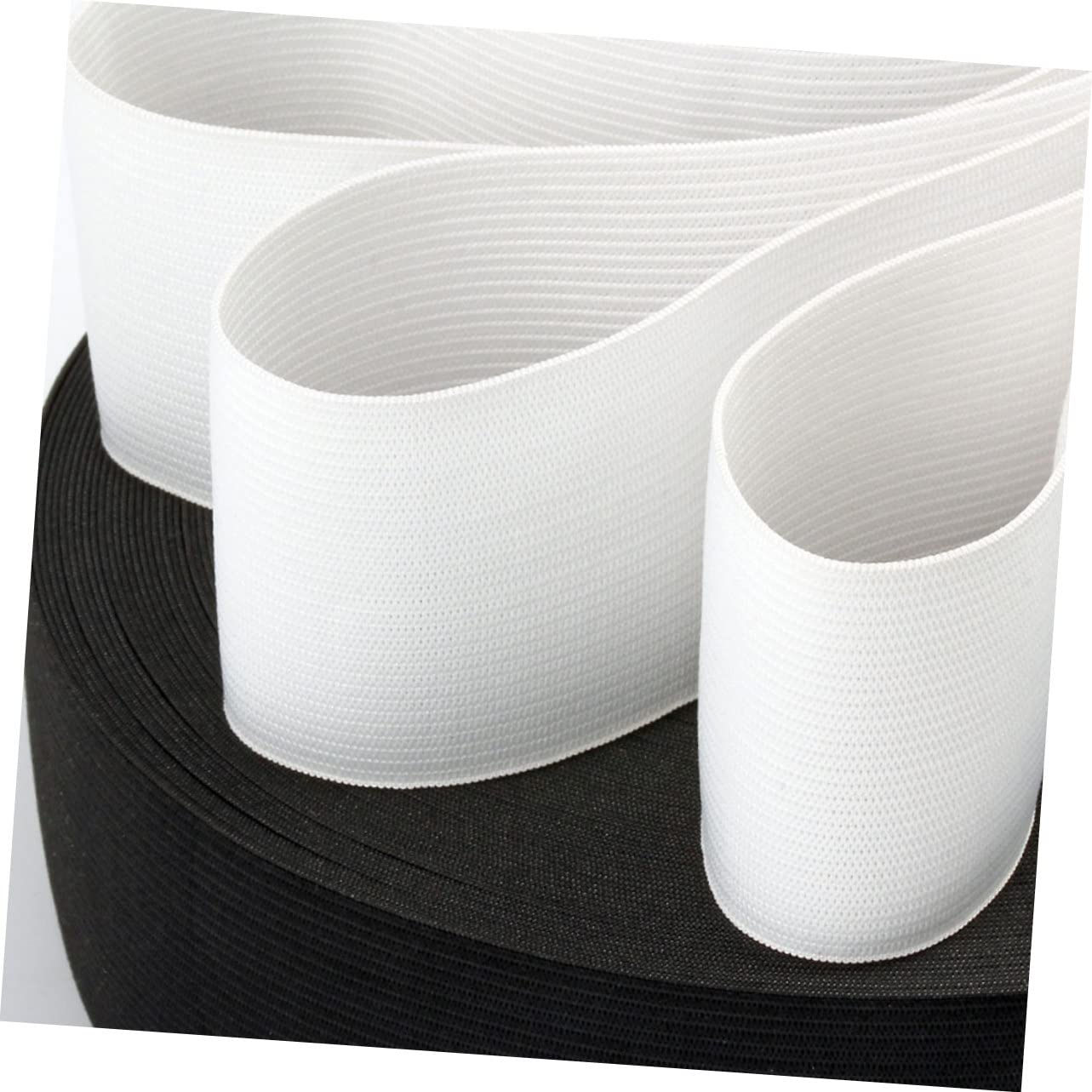 Homoyoyo Elastico Piatto per Cucire Metri di Bianco Elastici da Lavoro Maglia Elastico da Cucito Accessori per Abbigliamento Fettuccia per Cucire Accessori per Indumenti