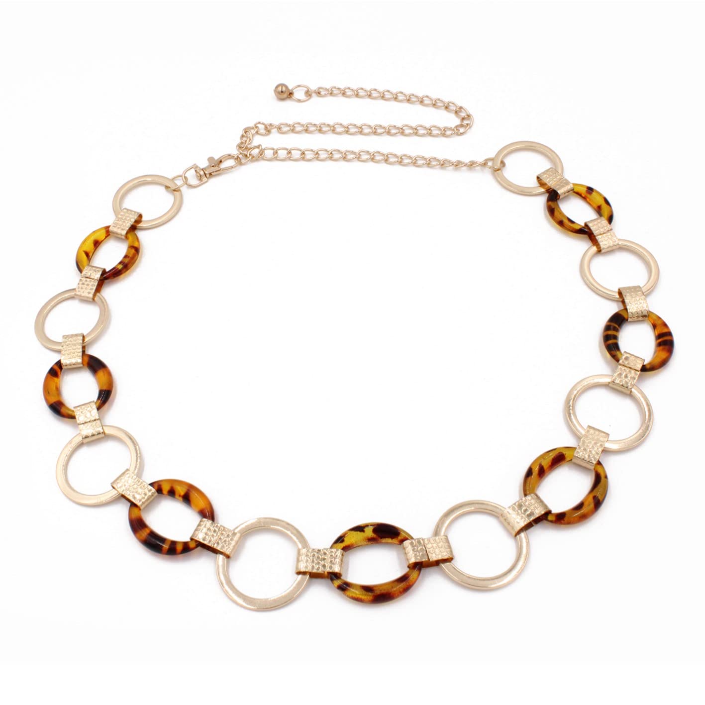 VRITRAZ Women And Girl Fashion Metal LeoPrint Gold Plated Belly Chain Waist Belt Jewellery kamarband Waistband (B0BGLS2VPZ) Amazon Price History, Amazon Price Tracker