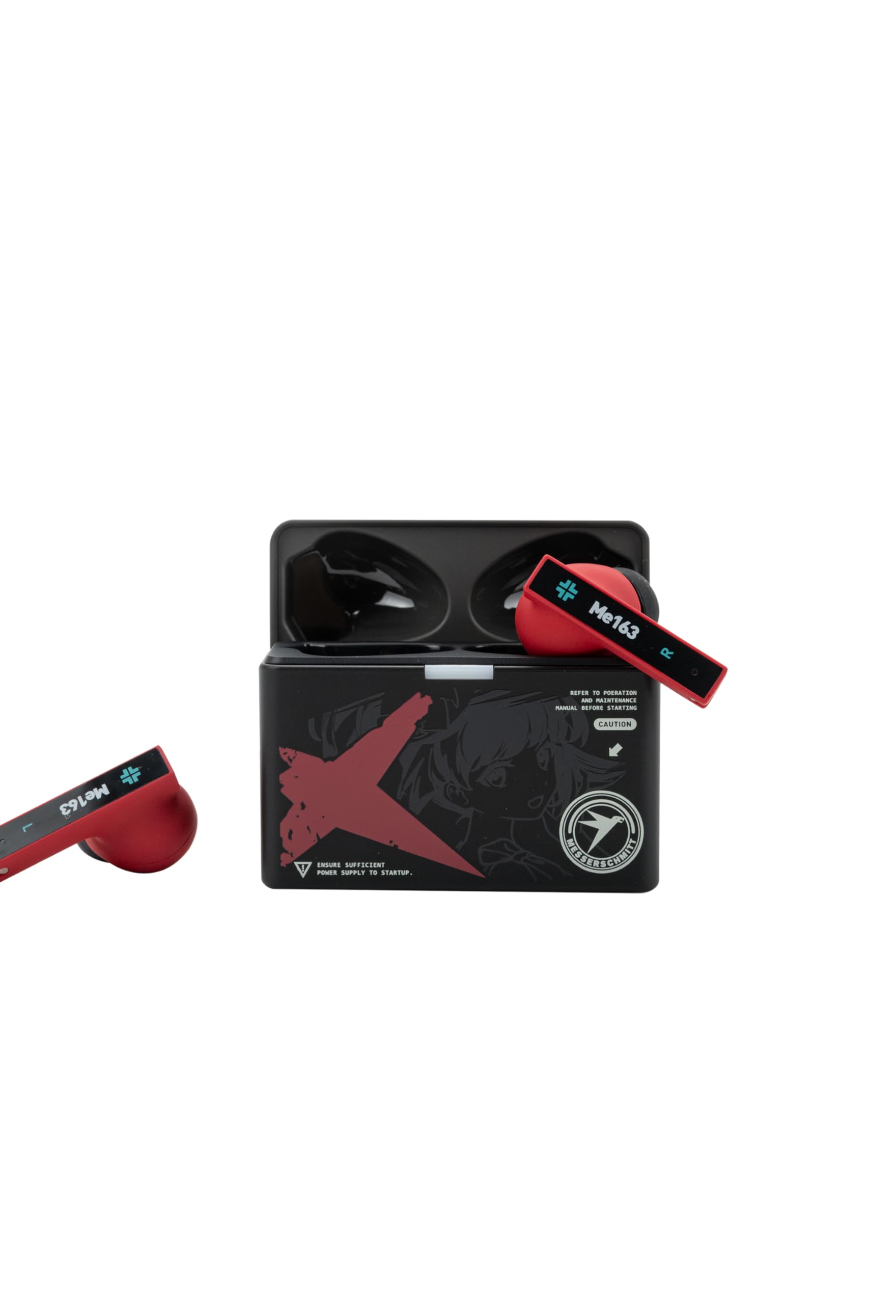 水月雨 MOONDROP MOCA x アッシュアームズ Me 163 Komet ANC ワイヤレス イヤホン Bluetooth 5.4