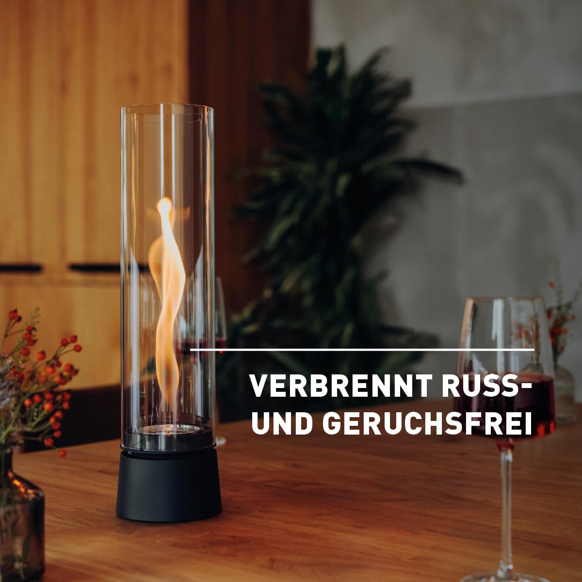 höfats - Phantom Sicherheits-Brennstoff für Spin air Phantom Tischfeuer - Rauch- und Geruchsfreie Verbrennung Indoor und Outdoor - 6x1 Liter Nachfüllflasche - Zubehör für Spin mit Phantom-Burner