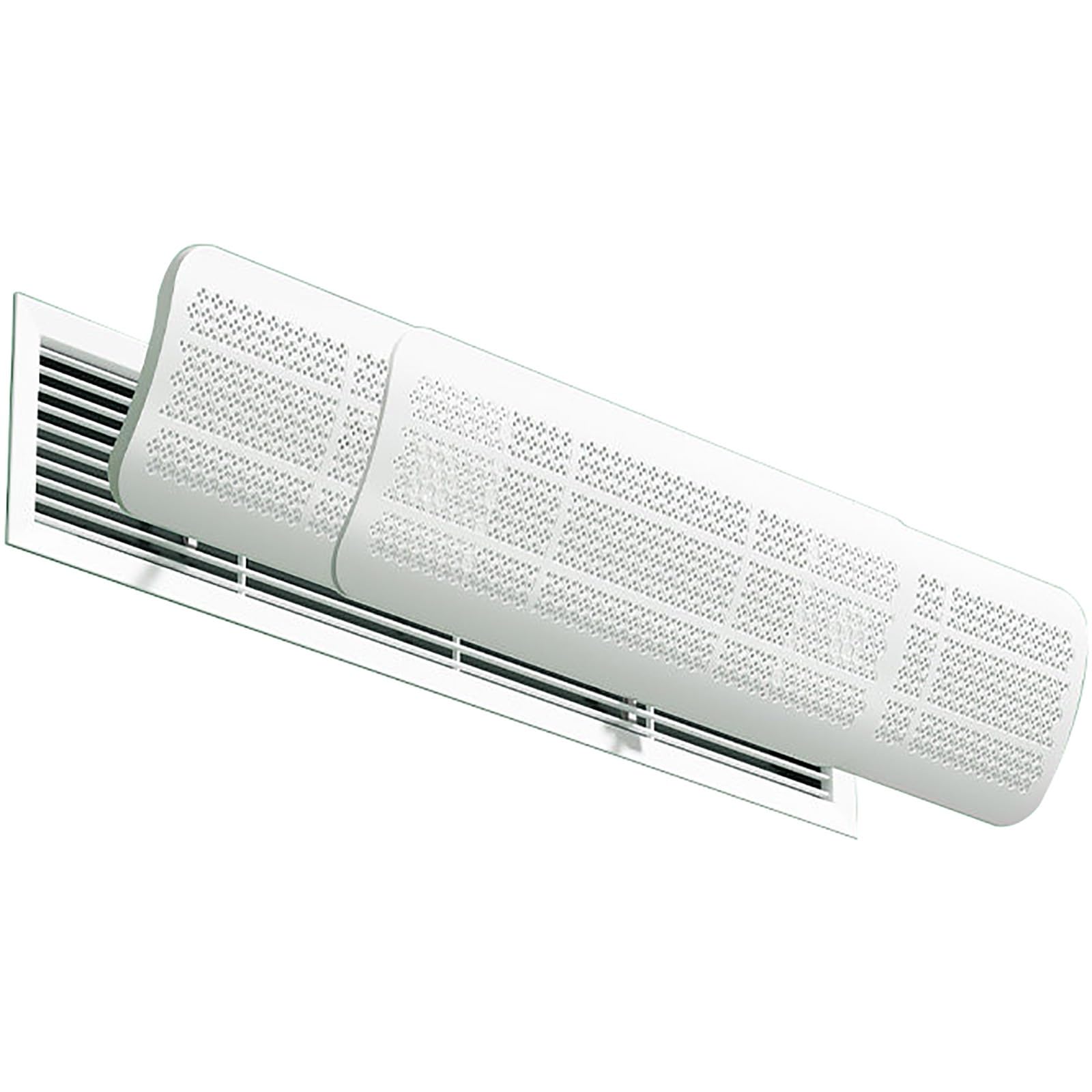 Deflettore Condizionatore Universale per Bocchette, Deflettore Aria Condizionata a Soffitto (Impianti Centralizzati), Evita il Flusso Diretto, Angolo Regolabile(57x19 cm/22x7 in)