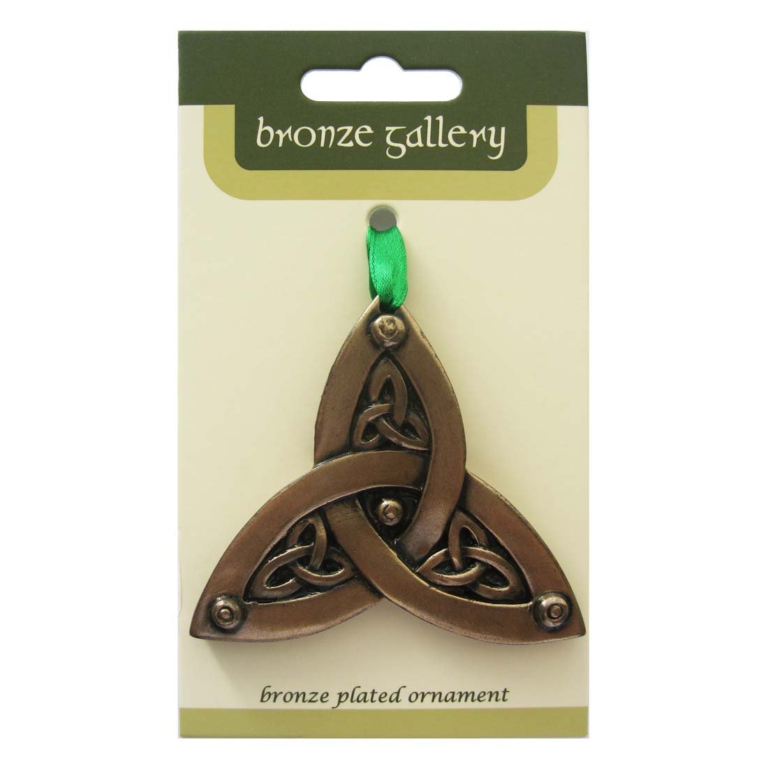 Royal Tara Trinity Knot Hanging Ornament Brown