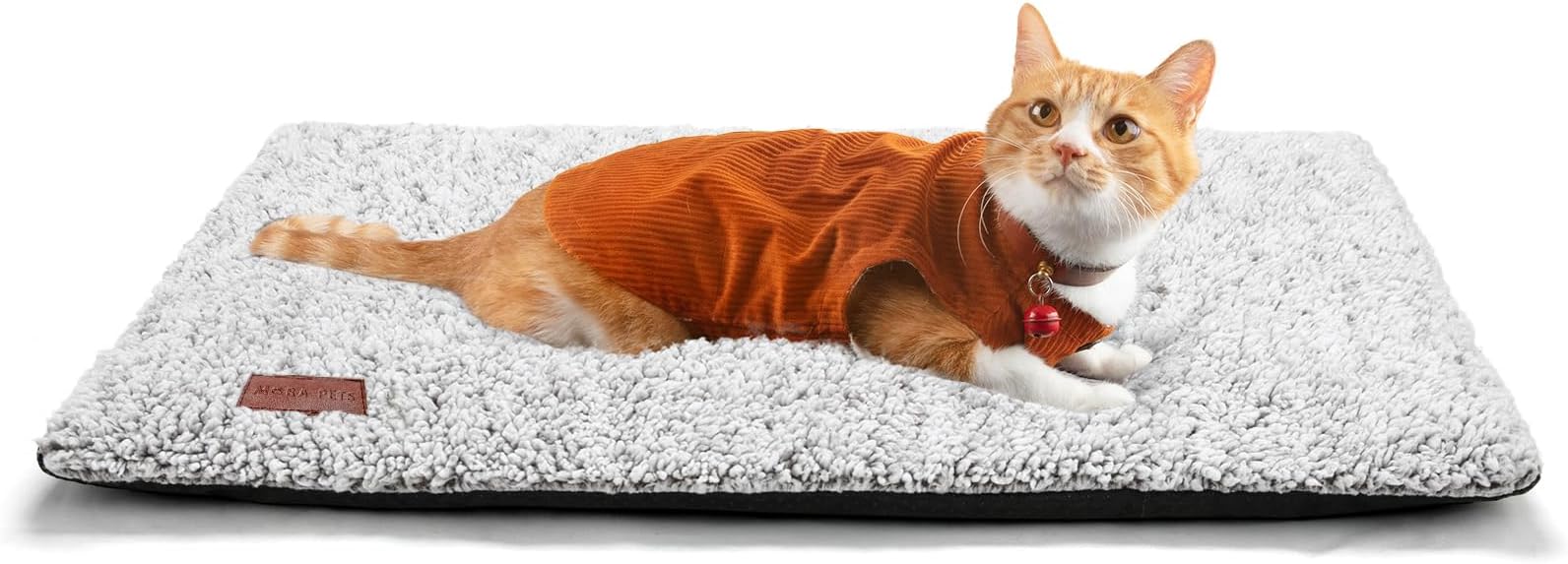 Self Warming Cat Bed Self Heating Cat Dog Mat 29.1 x 18.9 inch Extra Warm Thermal Pet Pad for Indoor Outdoor Pets with Removable Cover Non-Slip Bottom Washable