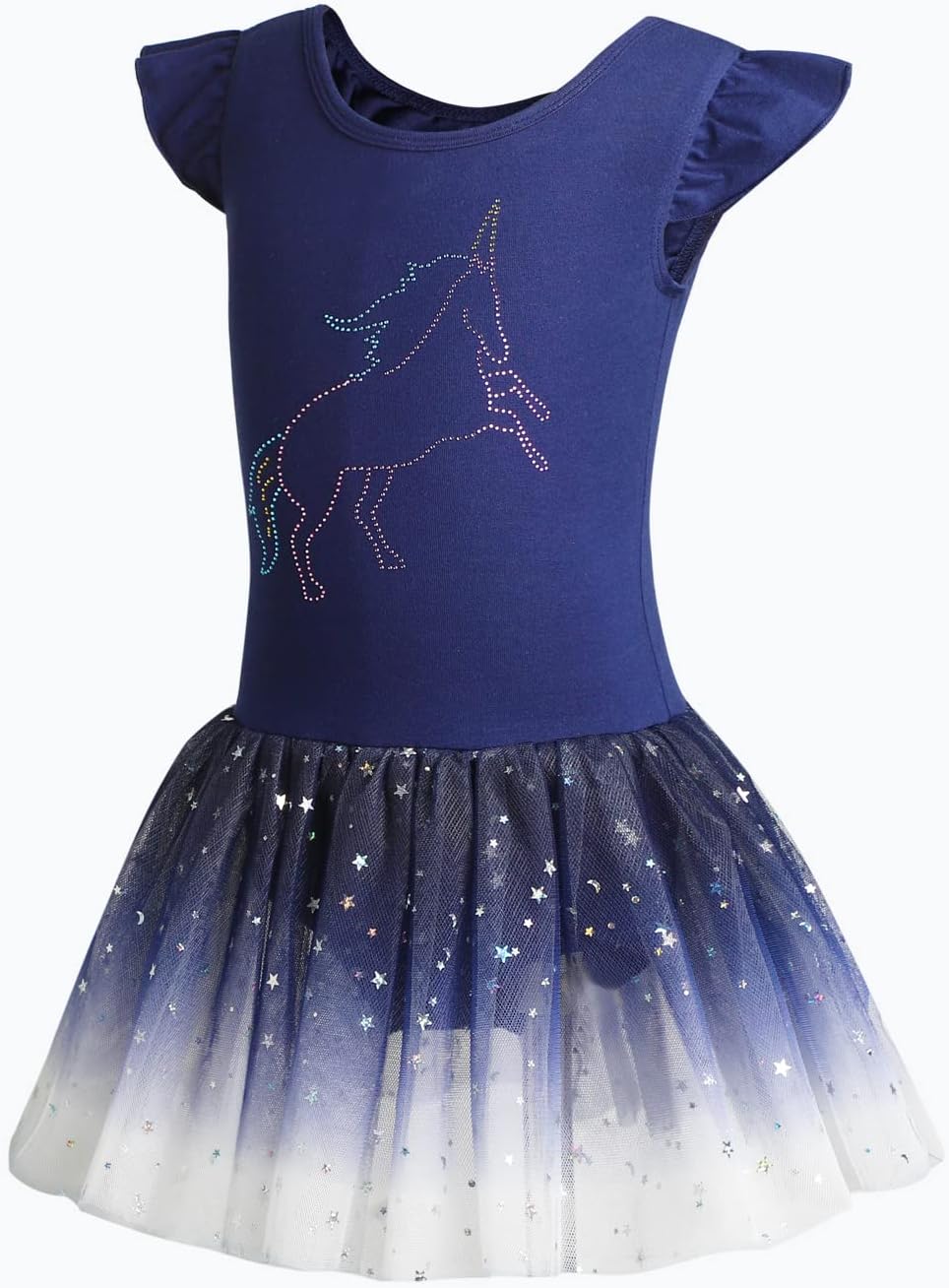 EQSJIU Unicorn Ballet Leotards with Tutu for Girls Toddlers Dance Cotton Tulle Skirts Dress - Image 7