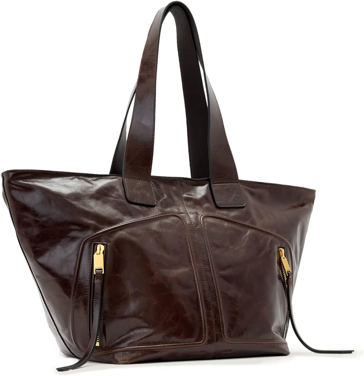 AllSaints Women's Jean Rey Tote Cognac Brown One Size