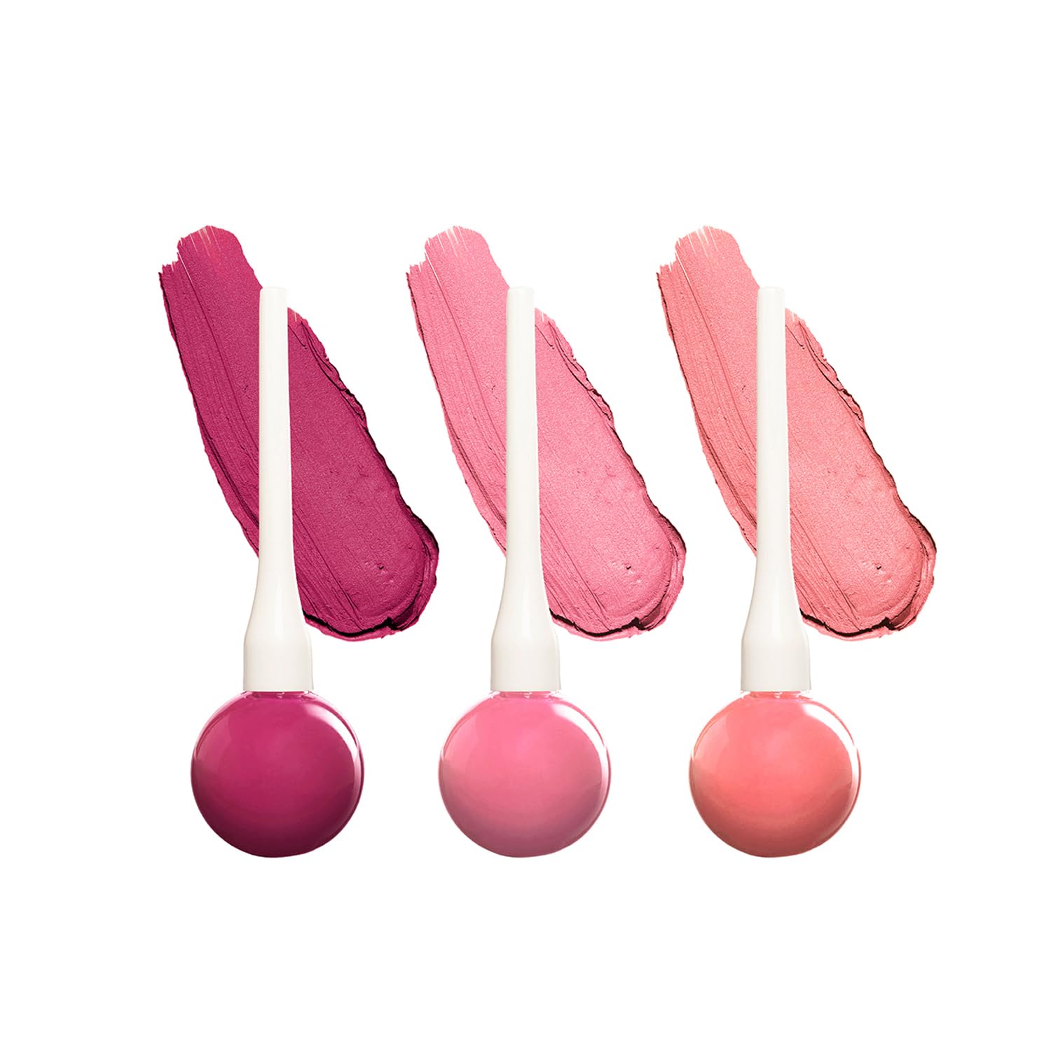 Blue Heaven Candy Crush Non-Transfer liquid matte Lip Color, Light weight & Moisturizing lipsticks for women 10ml Each - Bubblegum Bliss (Pack of 3)