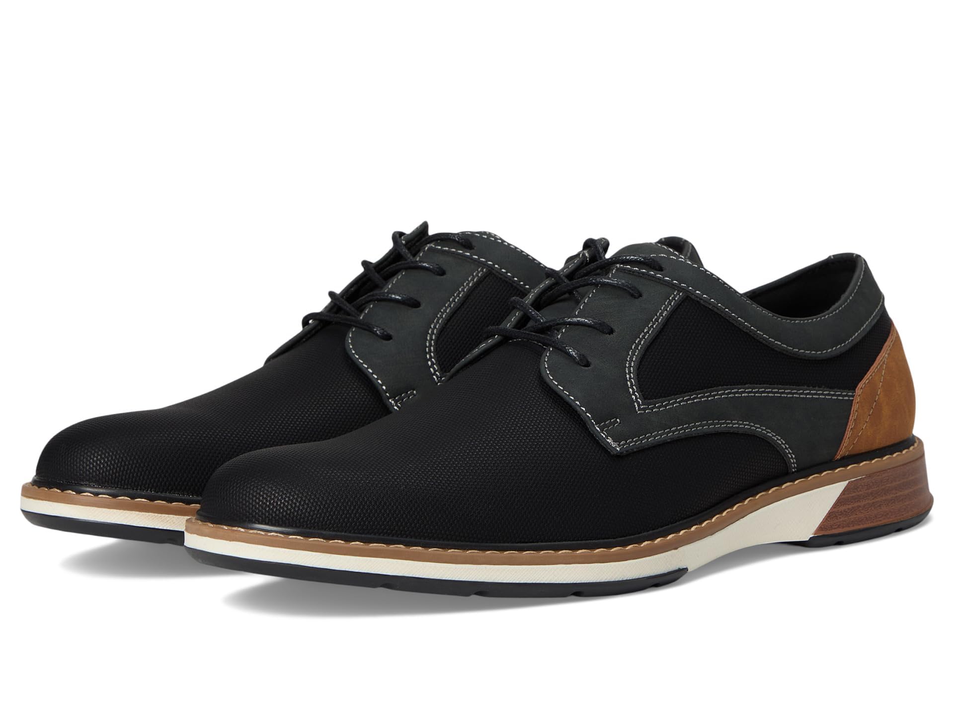Stacy Adams Mens Phineas Plain Toe Lace Up