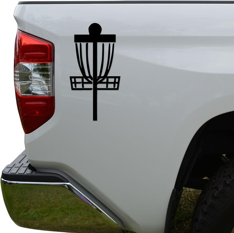 Rosie Decals Frisbee Disc Golf Sports Die Cut Vinyl Decal Sticker For Car Truck Motorcycle Window Bumper Wall Decor Size- [20 inch/50 cm] Tall Color- Gloss White