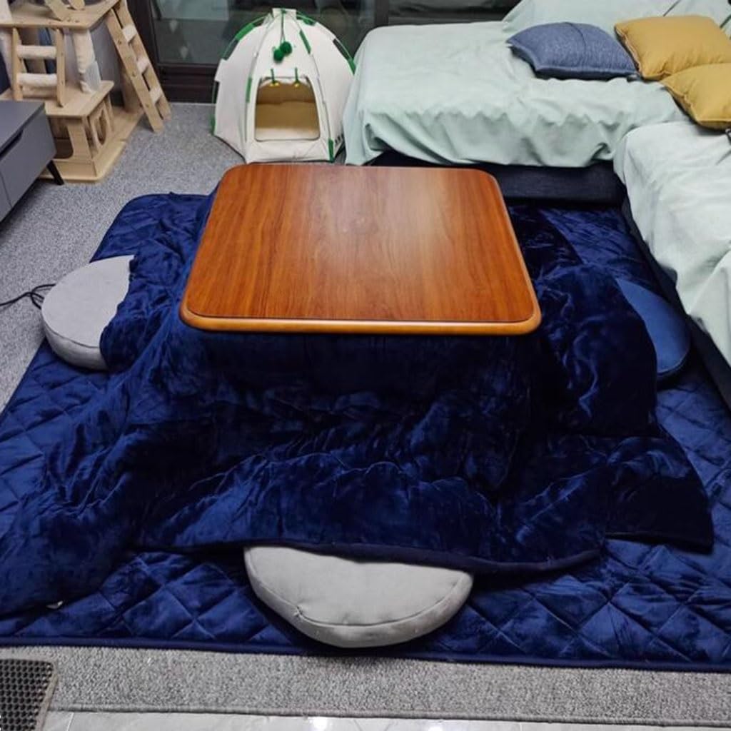 Amazon.com: WQMHOME Kotatsu Heating Table, Japanese Style, Blueb