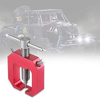 Wchiuoe Extrator de engrenagem de motor, ferramenta de remoção de engrenagem de pinhão de aço inoxidável, ferramenta profissional removedor de engrenagem de pinhão de motor universal para acessórios de motores RC (azul)