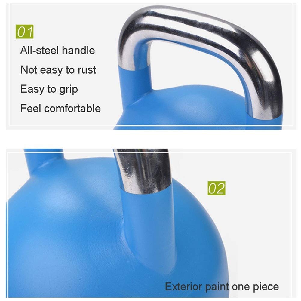 Kettlebells AGYH Farbe Stahlguss, Profi-Wettbewerb Kettle, Das Krafttraining for Hauptgymnastik, 4 Kg / 6 Kg / 8kg / 12kg / 16kg / 20kg (Size : 8kg/17.6lb)