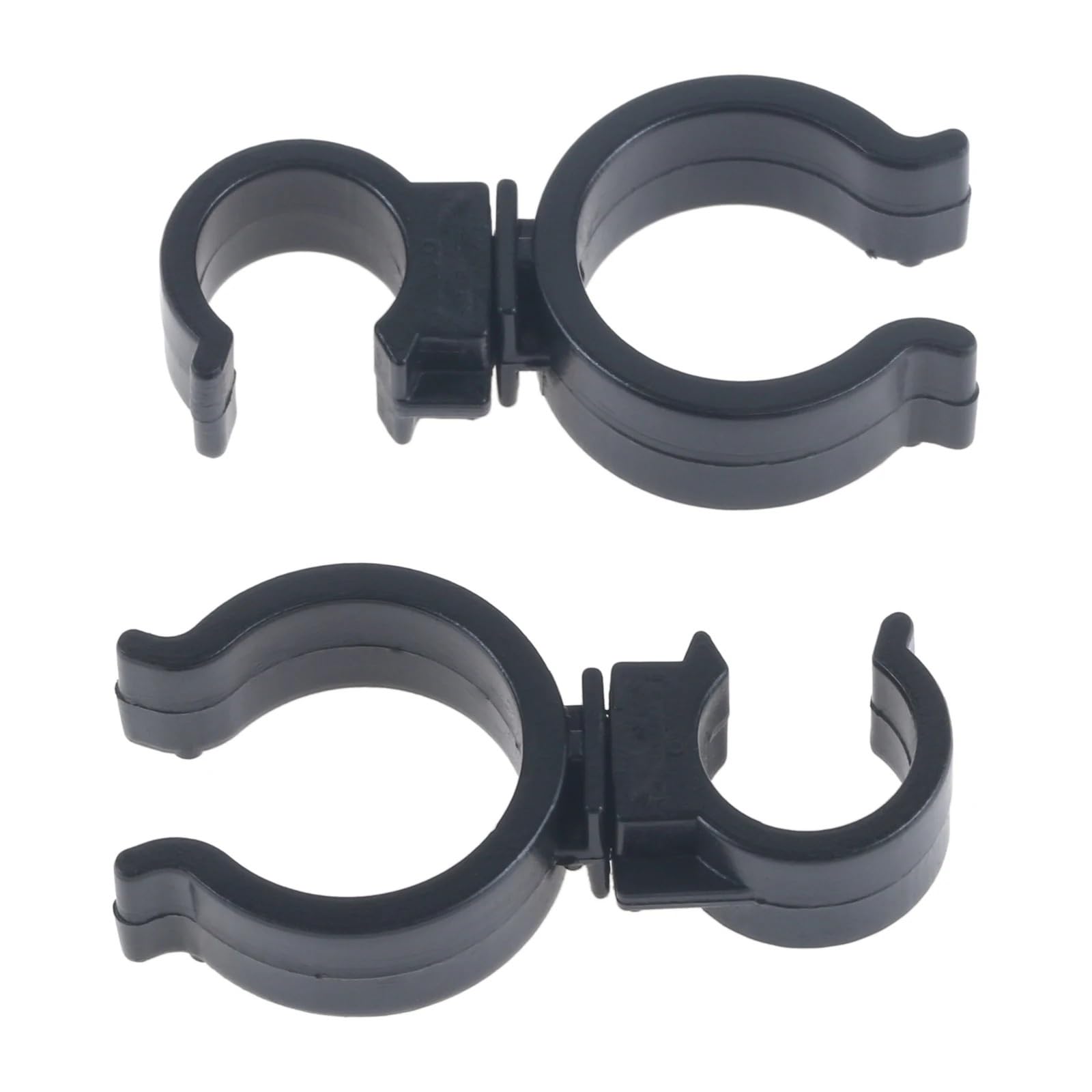 YTQMoreBNZ 2Pcs Car Engine Tubing Water Pipe Interval Fixed Clips Fasteners For Changan Honor CHANA 4500 Auto Accessories Black Plastic