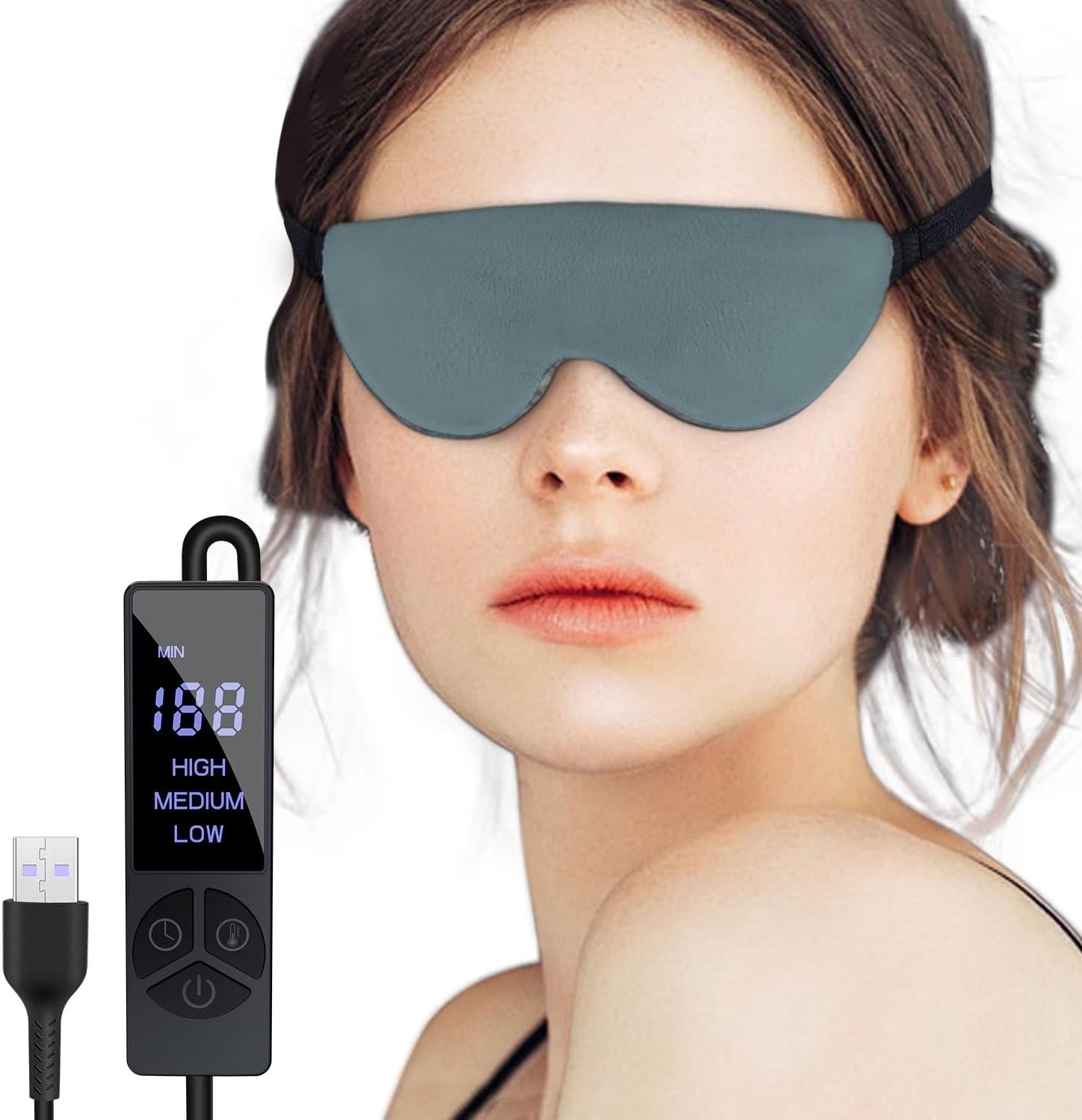 KOVNLO Heated Eye Mask for Dry Eyes, Stye, Blepharitis