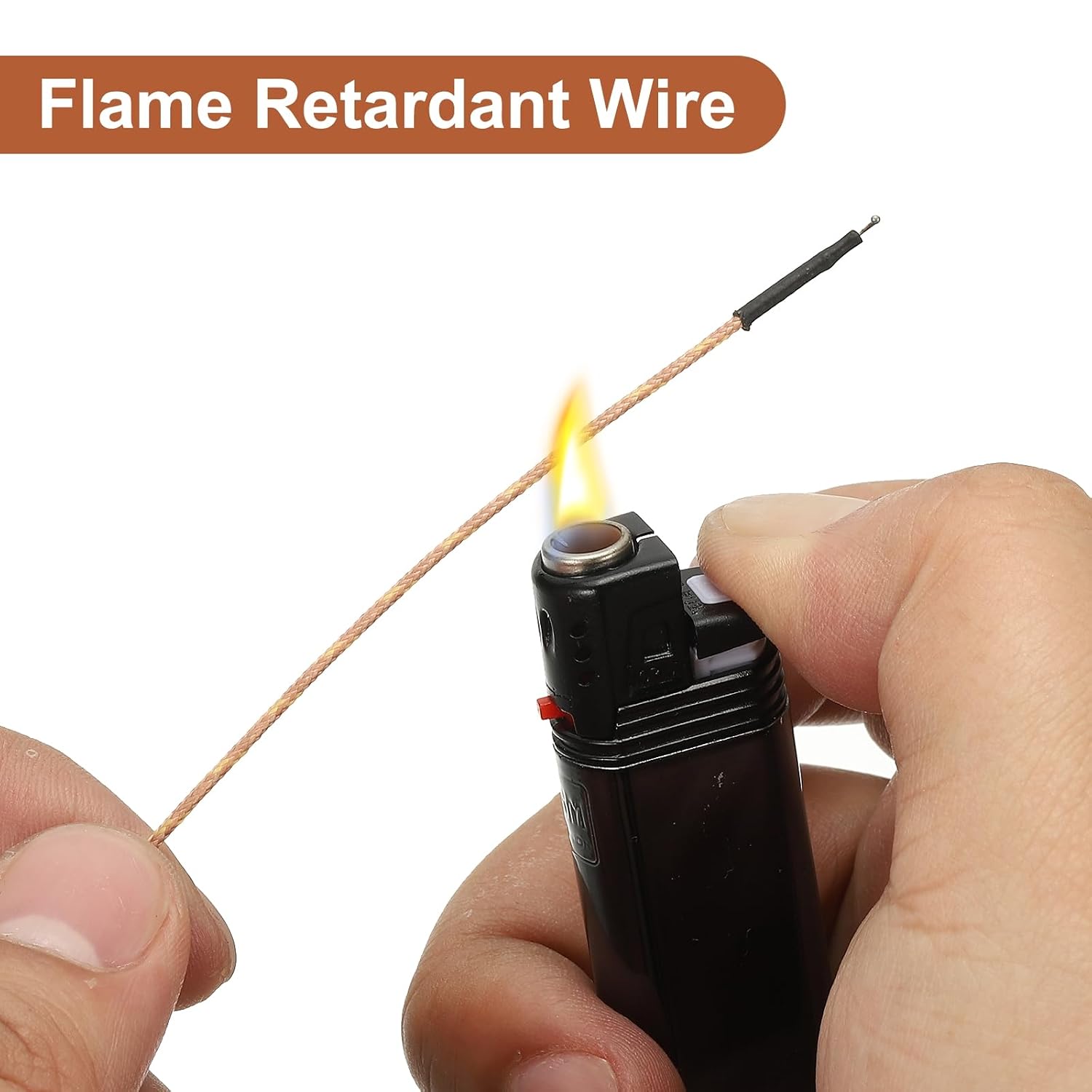 MECCANIXITY K Type Thermocouple Mini Connector Temperature Probe Sensor, 3.3ft Measure Range -50C-482C for Thermometer, 1.3mm OD Wire