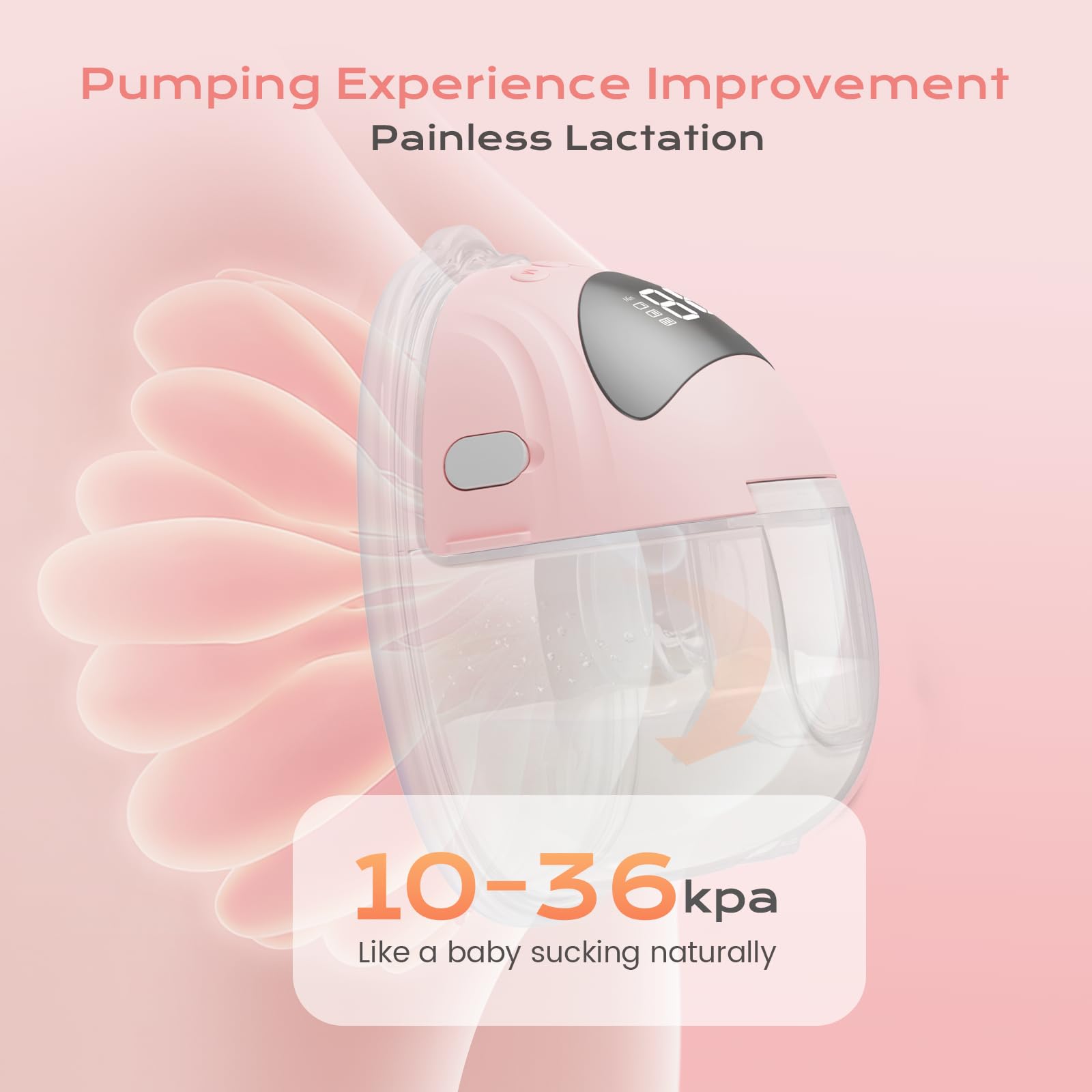 Hranio Tire-lait Électrique Portable Mains Libres Avec 4 Modes Et 9 Niveaux, Faible Bruit, Design Discret Pour Pompage En Déplacement, Accessoires De Rechange Inclus (lot 2